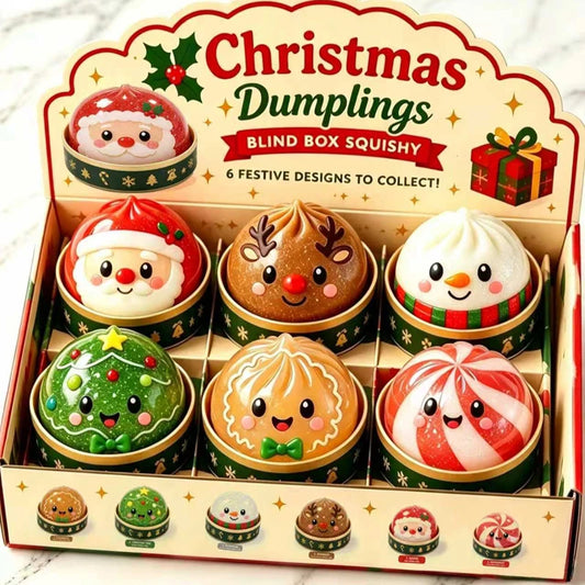 Christmas Glitter Dumpling Toy ✨🎄
