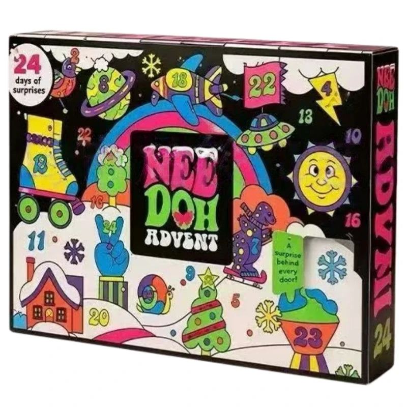 Christmas Advent Calendar Gift Box, 24‑Day Surprise Mini Squishy Fidget Toys🎄