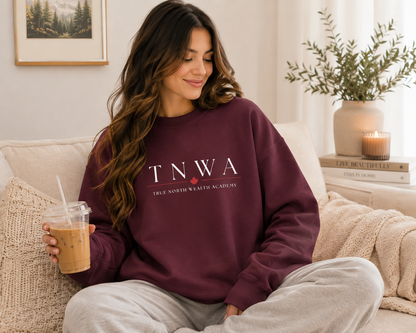 TNWA Crewneck Sweatshirt – Minimal Heart Logo Pullover