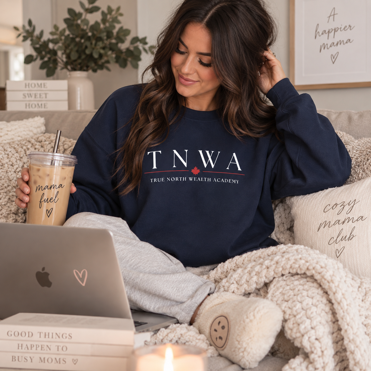 TNWA Crewneck Sweatshirt — Tranquil North West Aesthetic Pullover