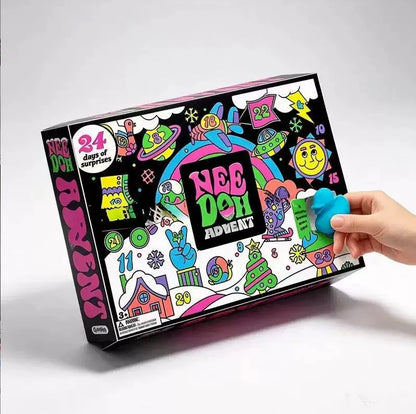 Christmas Advent Calendar Gift Box, 24‑Day Surprise Mini Squishy Fidget Toys🎄